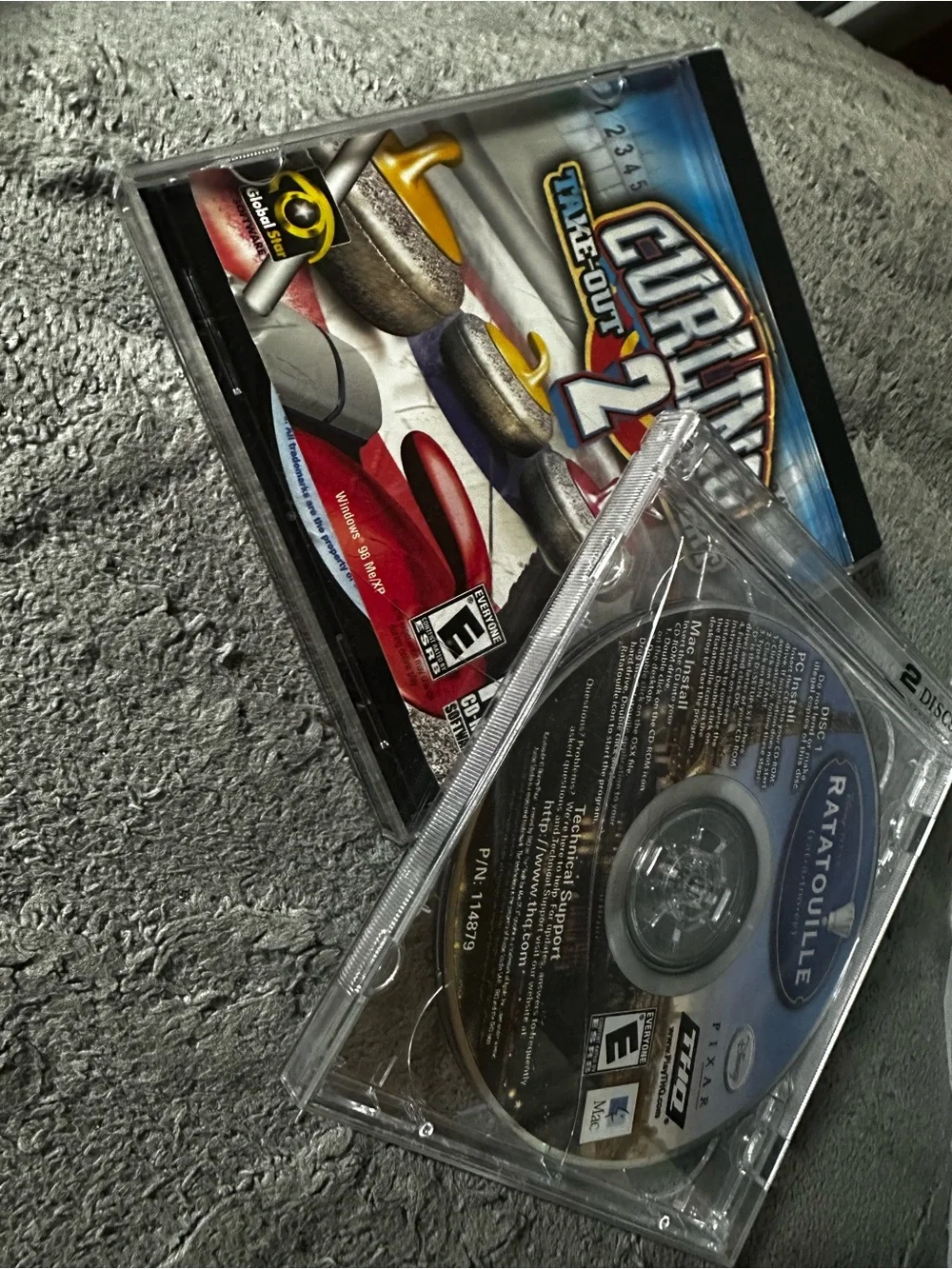 HQ Ratatouille & Curling Game Discs - used